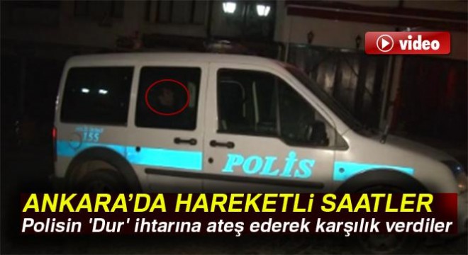  Dur  ihtarına ateş ederek karşılık verdiler