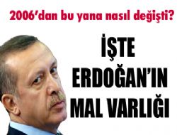 Erdoğan mal varlığını açıkladı 