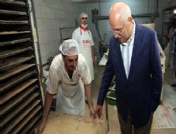Başkan’dan pide denetimi