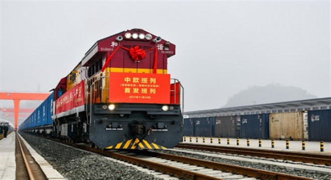 53 günlük yolu 15 güne indiren Avrupa-Çin hattı hizmete açıldı