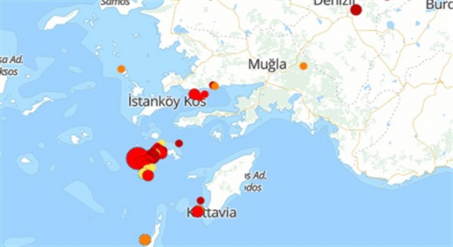 Akdeniz de deprem