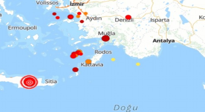 Akdeniz’de deprem