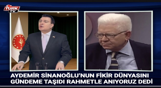 Aydemir Oktay Sinanoğlu’nun vefat yıl dönümünde ilim ve kimlik vurgusu yaptı