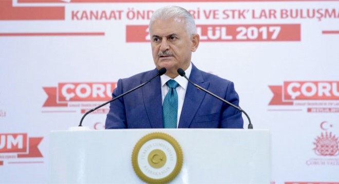 Başbakan Yıldırım’dan IKBY ye:  Gaza gelmeyin 