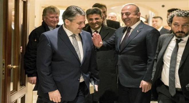 Çavuşoğlu ile Gabriel Berlin de görüştü