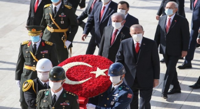 Cumhurbaşkanı Erdoğan Anıtkabir de