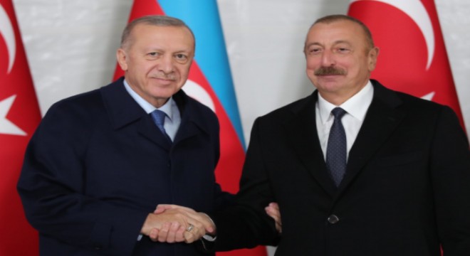 Cumhurbaşkanı Erdoğan, Azerbaycan Cumhurbaşkanı Aliyev e Türk Dünyası Al-i Nişanı verdi