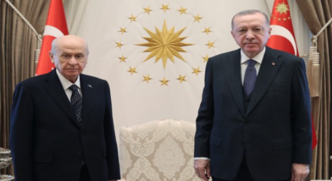 Cumhurbaşkanı Erdoğan, Bahçeli ile görüştü