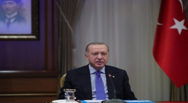 Cumhurbaşkanı Erdoğan, Fransa Cumhurbaşkanı Macron ile görüştü