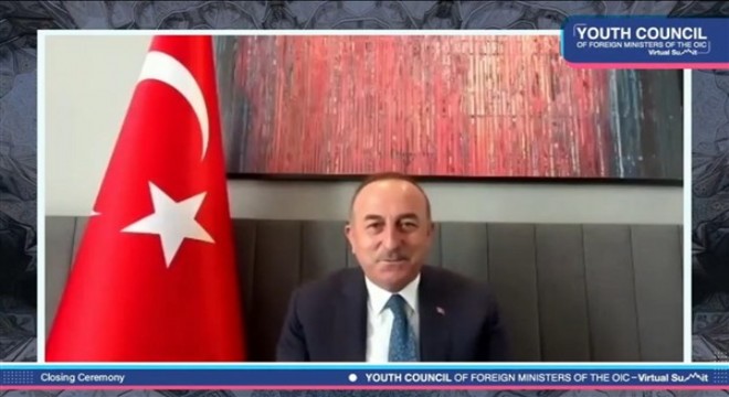 Dışişleri Bakanı Çavuşoğlu, İİT Dışişleri Bakanları Gençlik Konseyi Sanal Zirvesi’nin kapanış töreninde konuştu