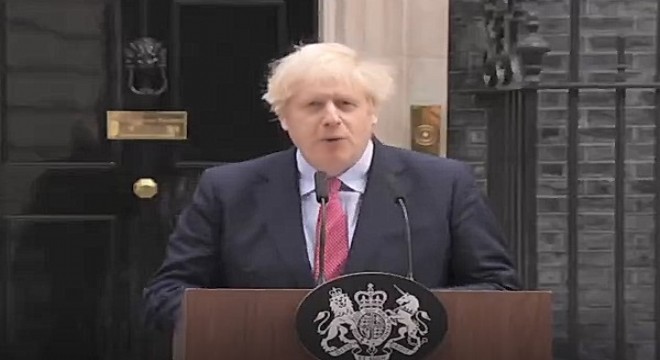 Erdoğan, Boris Johnson ile görüştü