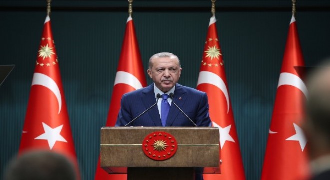 Erdoğan, kabine toplantısı sonrası  Millete Sesleniş  konuşması yaptı