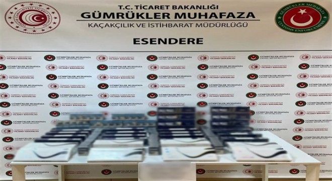 Esendere Gümrük Kapısı nda kaçak sigara operasyonları