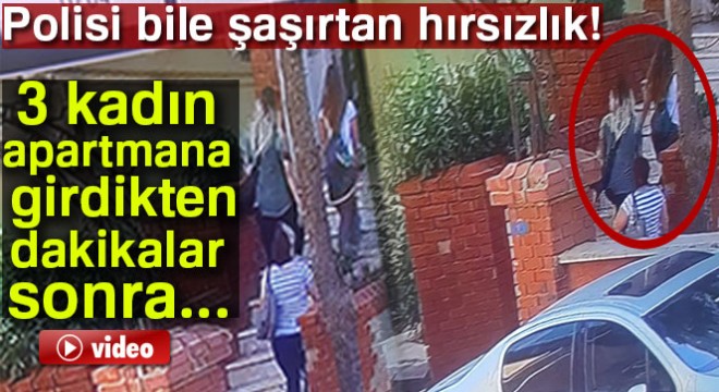 Gaziantep te polisi bile şaşırtan hırsızlık