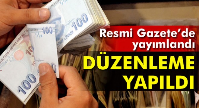 Kamu bankalarının alacaklarına düzenleme yapıldı