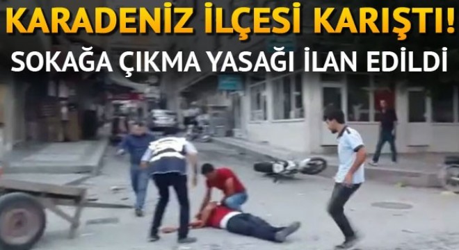Karadeniz de de sokağa çıkma yasağı