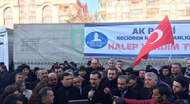 Keçiören’den Halep’e 5 TIR