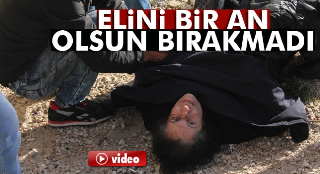 Köprüden nehre düşen kadını kurtardı