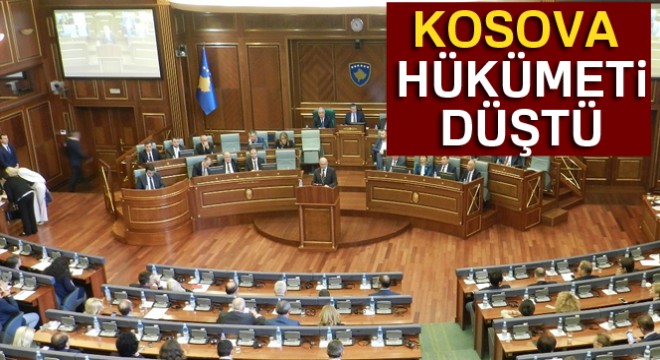 Kosova da hükümet düştü