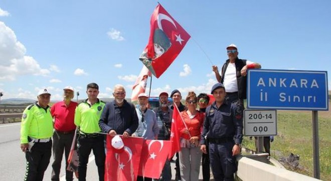 ‘Kurtuluştan Kuruluşa’ 450 km