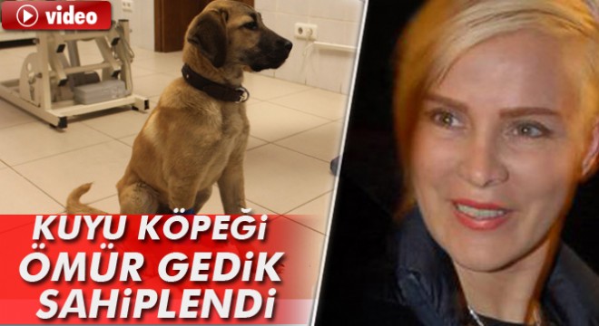 Kuyu köpeği Ömür Gedik sahiplendi