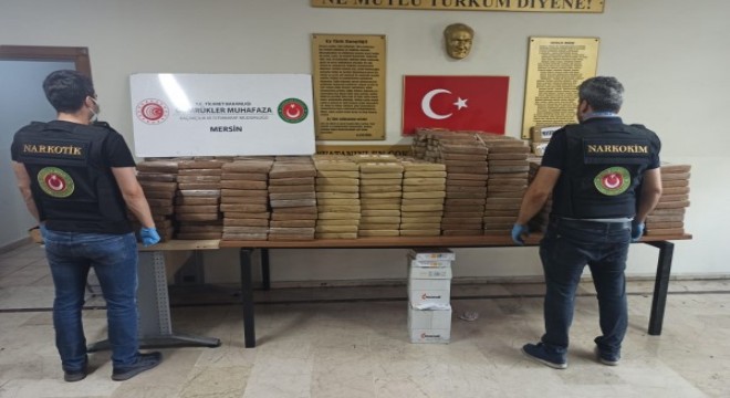 Mersin’de 463 kilo kokain yakalandı