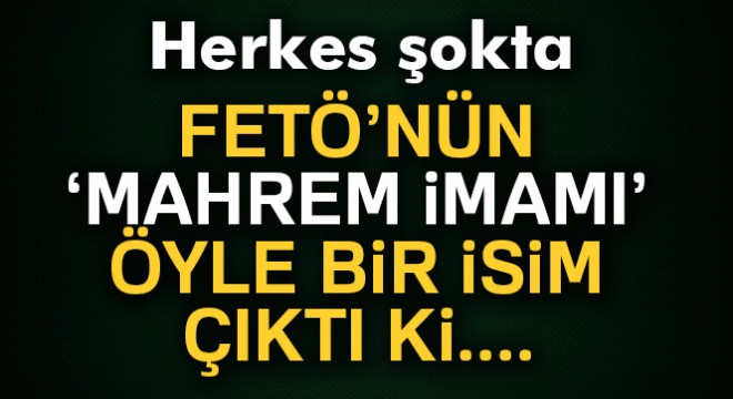 Sakarya da FETÖ ile mücadelenin başındaki polis,  mahrem imam  çıktı