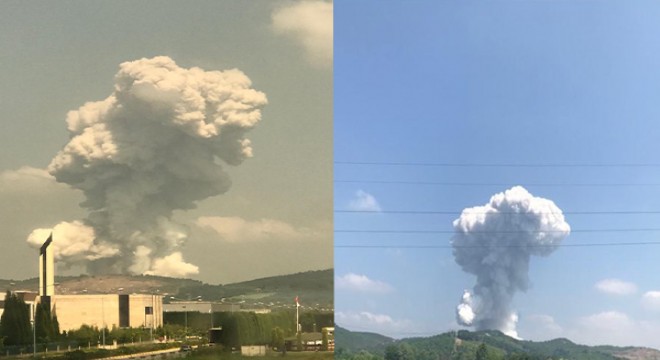 Sakarya da havai fişek fabrikasında patlama