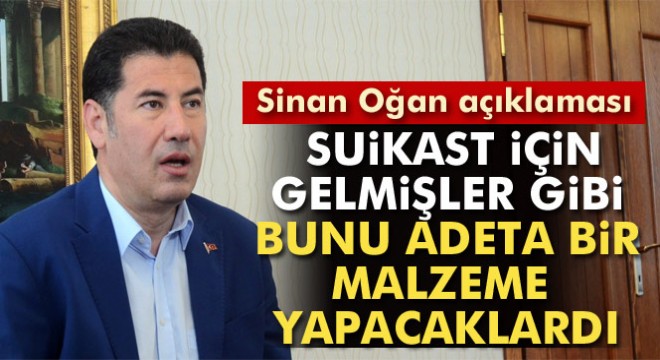 Samsun Valisi İbrahim Şahin den Sinan Oğan açıklaması