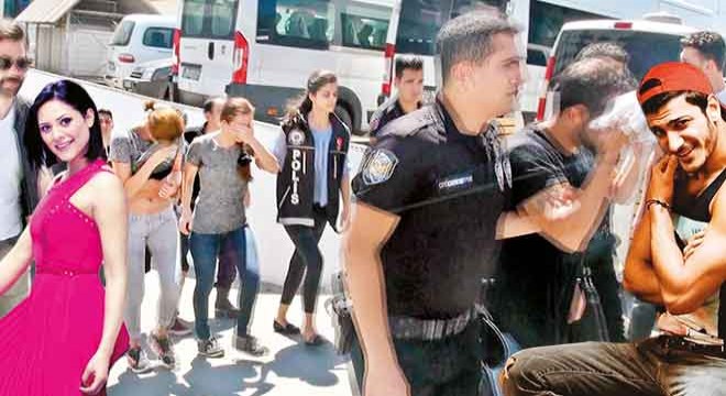 Sosyete torbacılarına  tek perdelik  baskın!