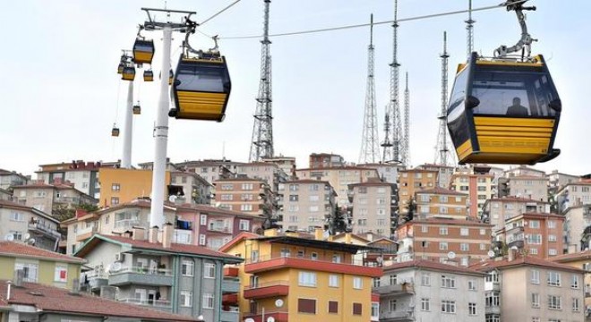 Teleferik dört gün bakımda