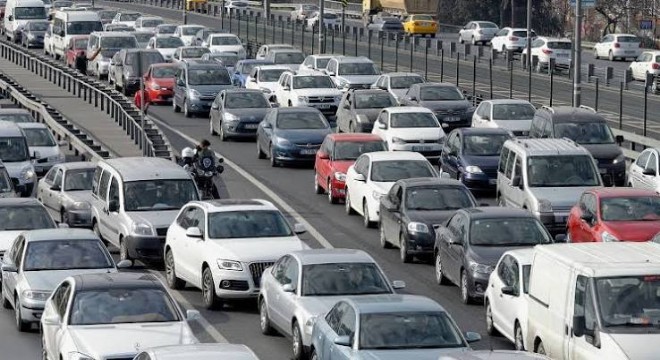 Trafikteki Araç Sayısı 34,5 Milyonu Aştı