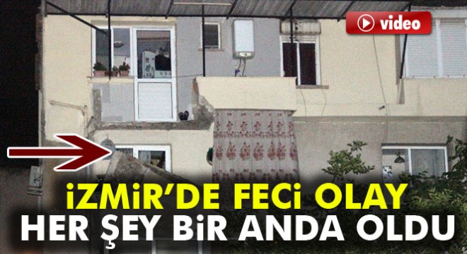 Yemek yerken üzerlerine balkon çöktü: 3 yaralı