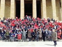 Yeşiltepe den  Anıtkabir ziyareti