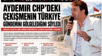 Aydemir bölgedeki yangının Türkiye’ye uzanan risklerine dikkat çekti