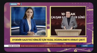 İbrahim Aydemir 10 Ocak’ta çalışan gazetecilerin emek ve sorumluluğuna dikkat çekti