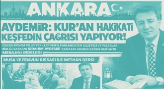 İbrahim Aydemir Ramazan Sohbetlerinde adalet ve sorumluluk vurgusunu anlattı